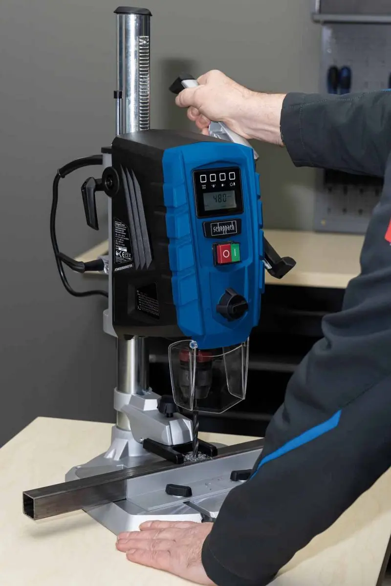 Scheppach DP60 Kolomboormachine 710W - Laser & Digitaal Display - afbeelding 6 van 6