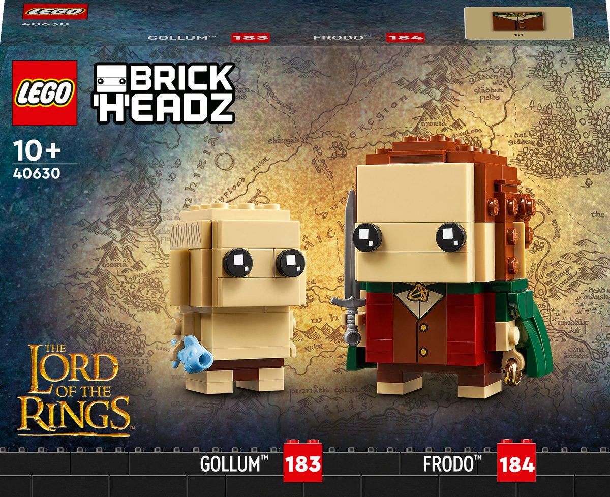 LEGO Lord of the Rings Brickheadz 40630 - Frodo & Gollum