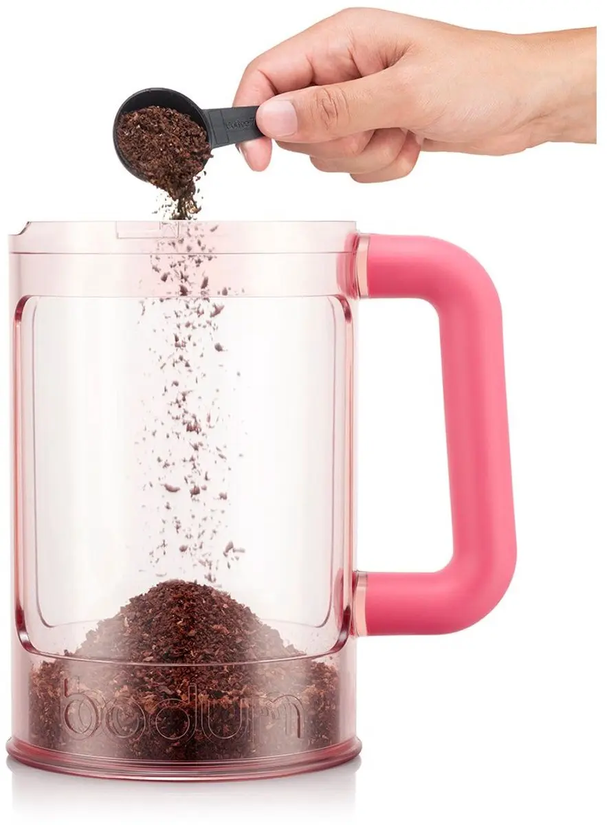 Bodum Bean Set Bubblegum Cafetière IJskoffie - 1,5L - 2 Bekers