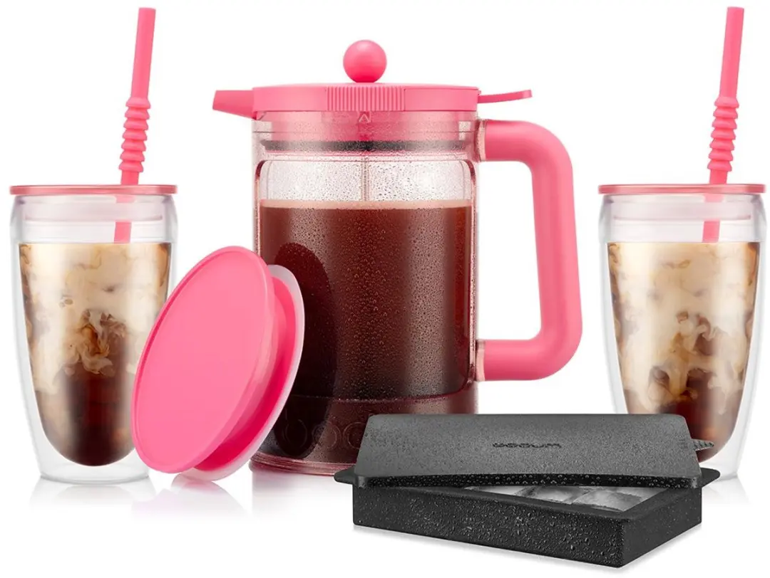 Bodum Bean Set Bubblegum Cafetière IJskoffie