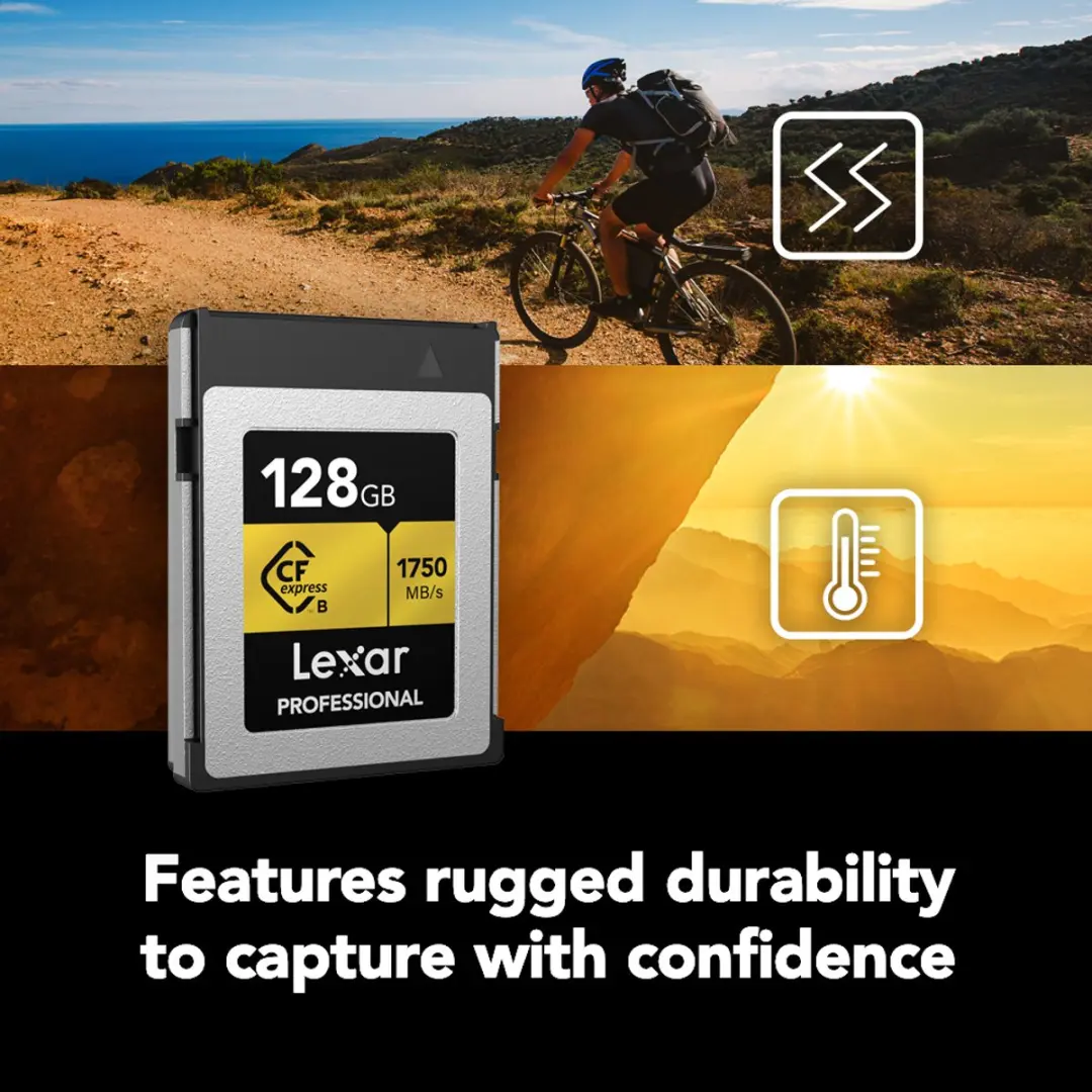 Lexar CFexpress PRO Type B Gold Series LCXEXPR256G-RNENG - 256GB - afbeelding 6 van 6