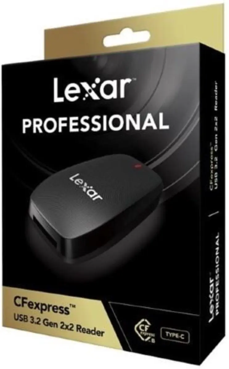 Lexar 50900278 CFexpress Reader USB 3.2 Gen 2x2 - Zwart