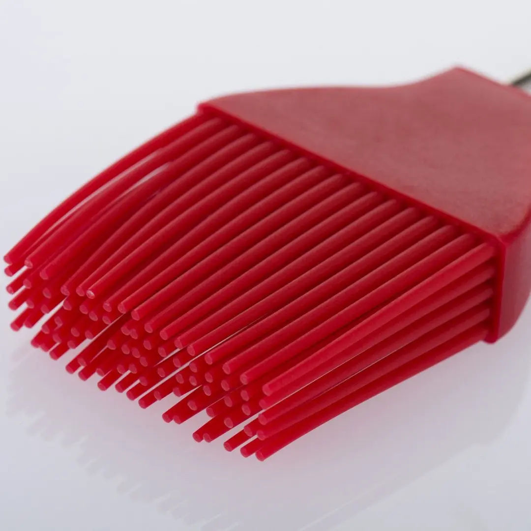 Westmark 2 Frituur- en Bakkwastels - 20/22cm - Siliconen - Rood/Zilver