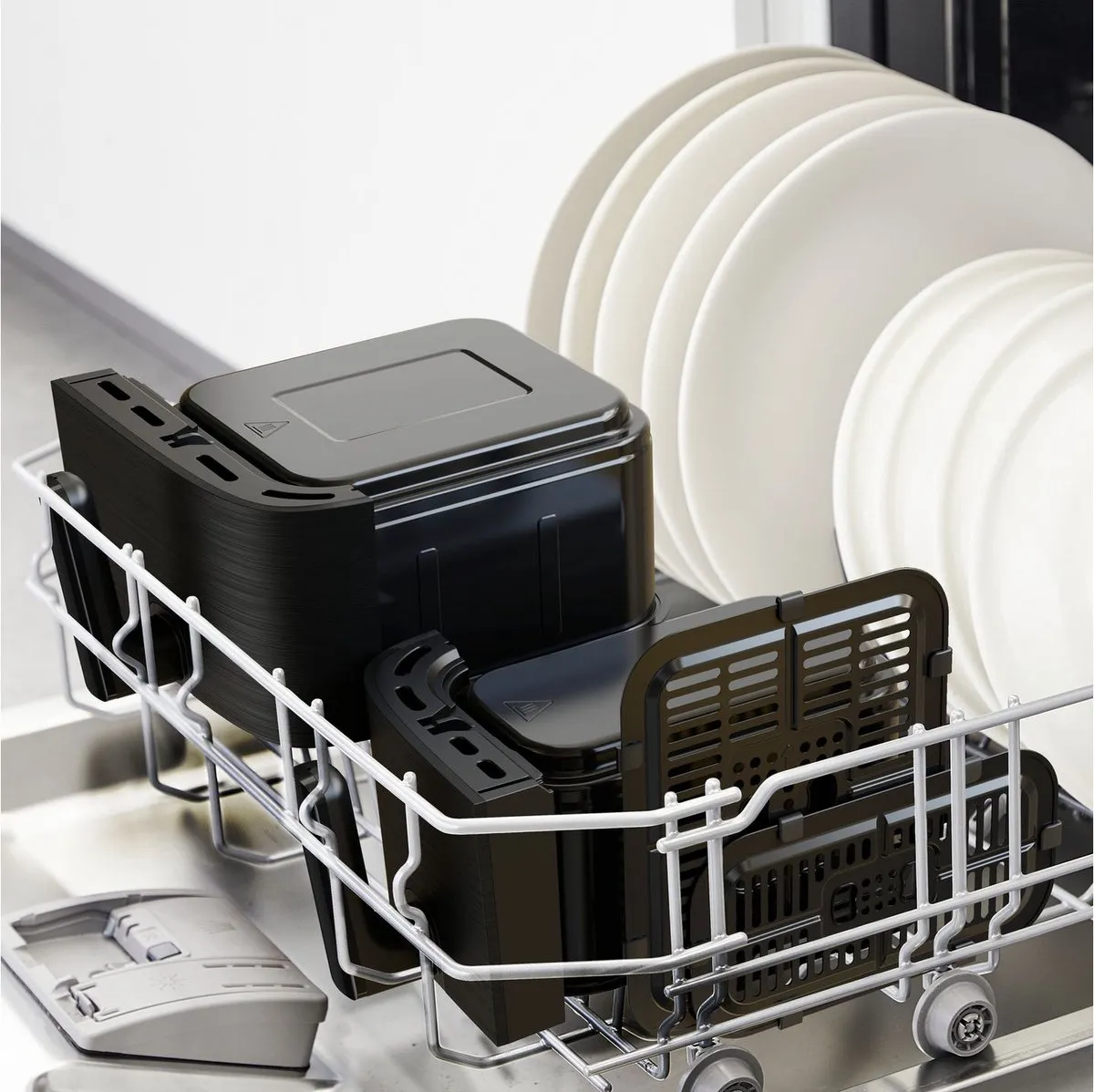 Tefal EY901N10 Dual Easy Fry Essential Airfryer 2700W