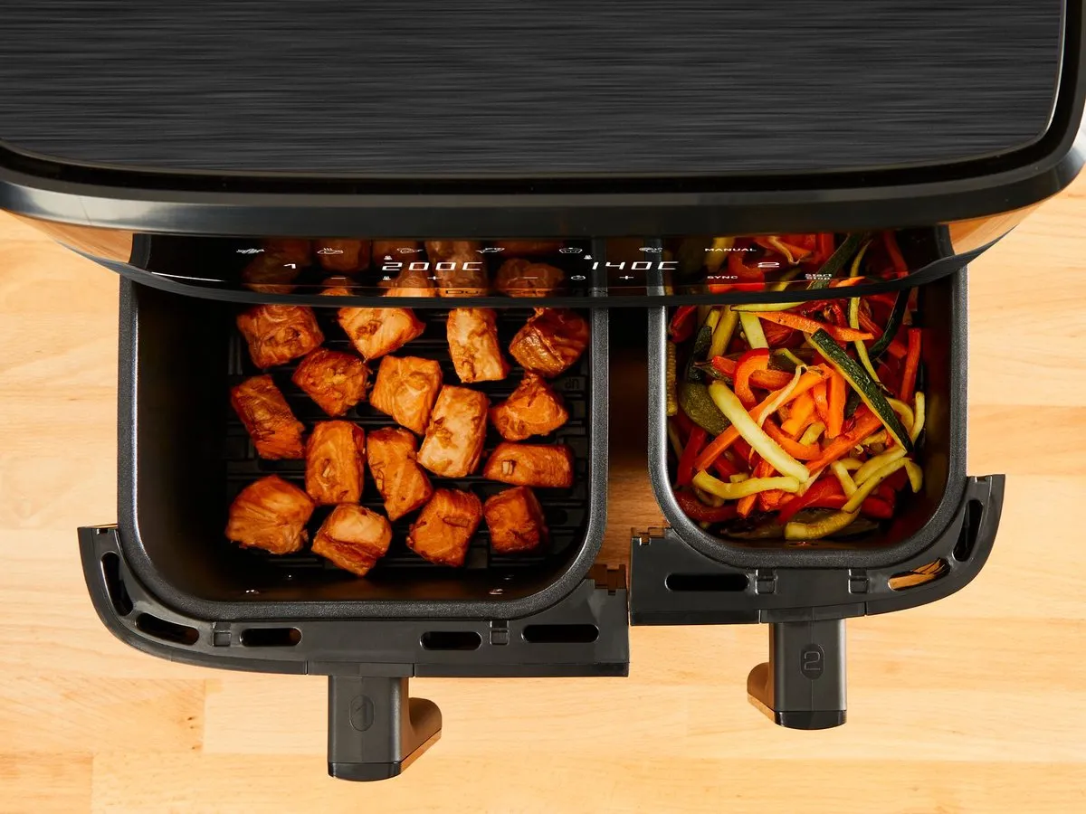 Tefal EY901N10 Dual Easy Fry Essential Airfryer 2700W