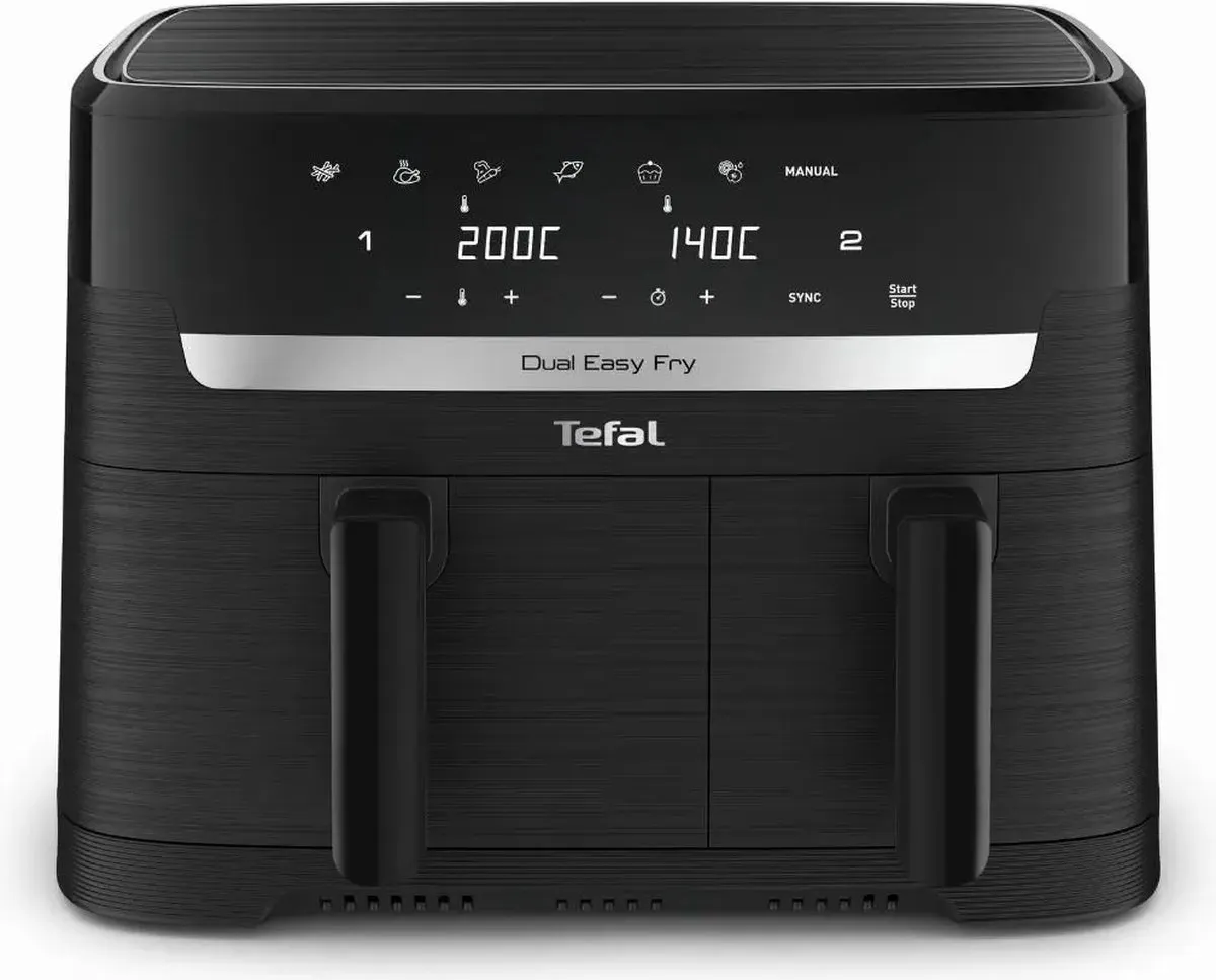 Tefal EY901N10 Dual Easy Fry Essential Airfryer 2700W