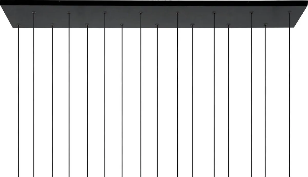 Lucide TEARS Hanglamp LED 16x1,5W 3000K - Zwart
