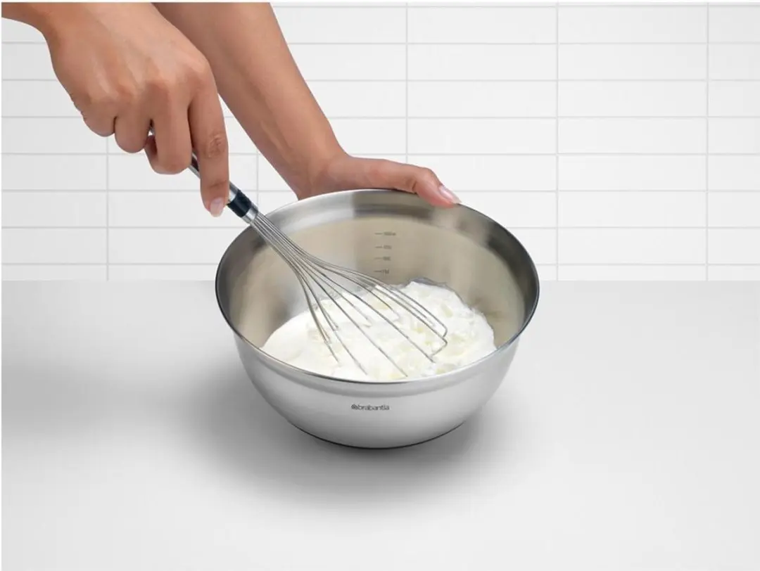 Brabantia Profile Beslagkom 1,6L - Matt Steel/Zwart