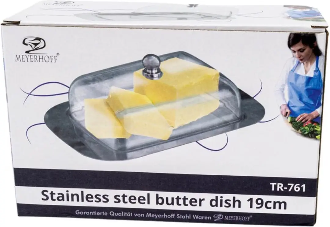 Meyerhoff RVS Botervloot TR-761 - 19cm - Zilver