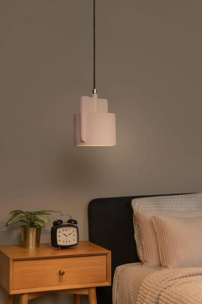 Lucide Ninja Hanglamp Ø16cm - Roze