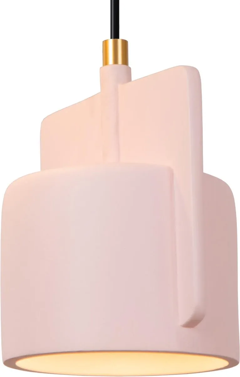 Lucide Ninja Hanglamp Ø16cm - Roze
