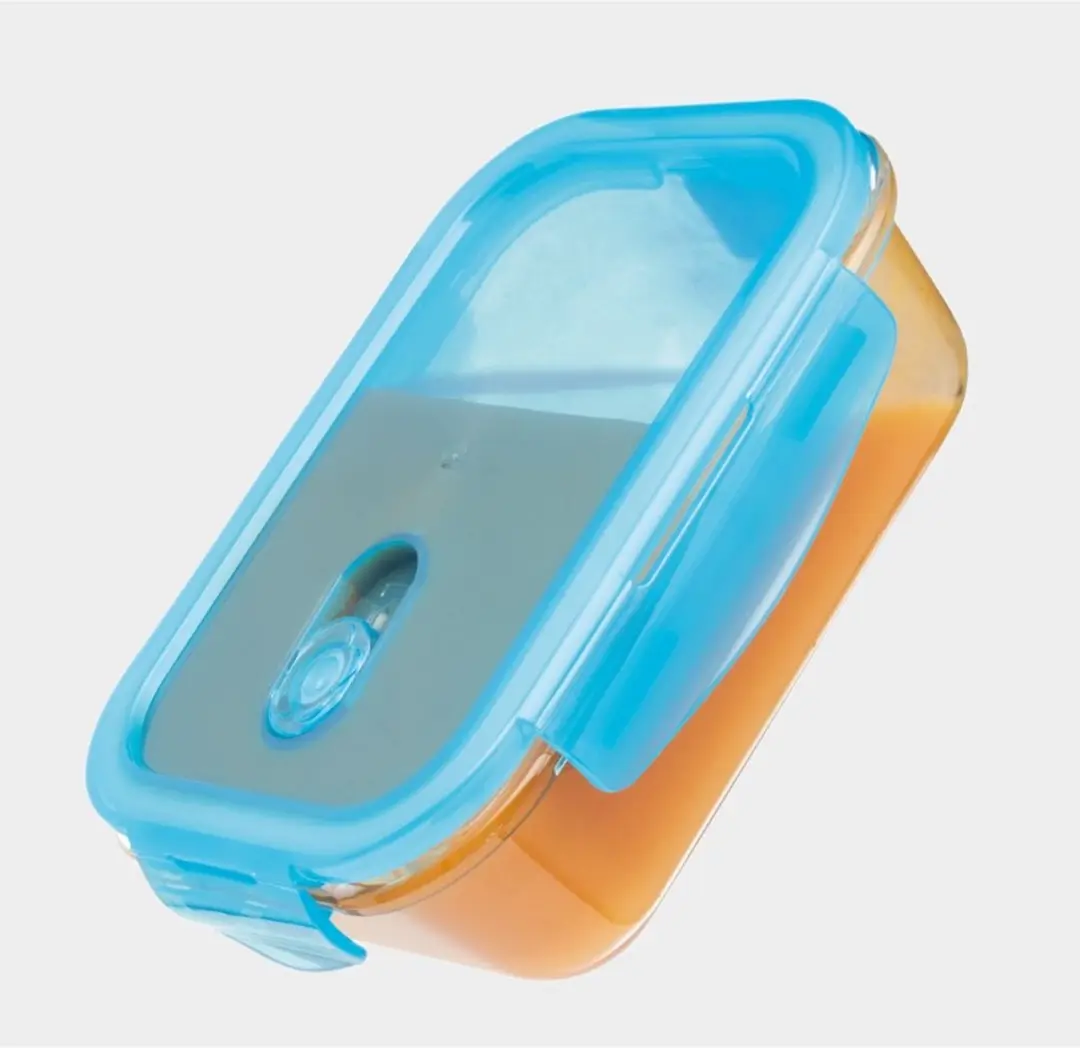 KitchenCraft Glas Voedselcontainer 0.6L - Transparant