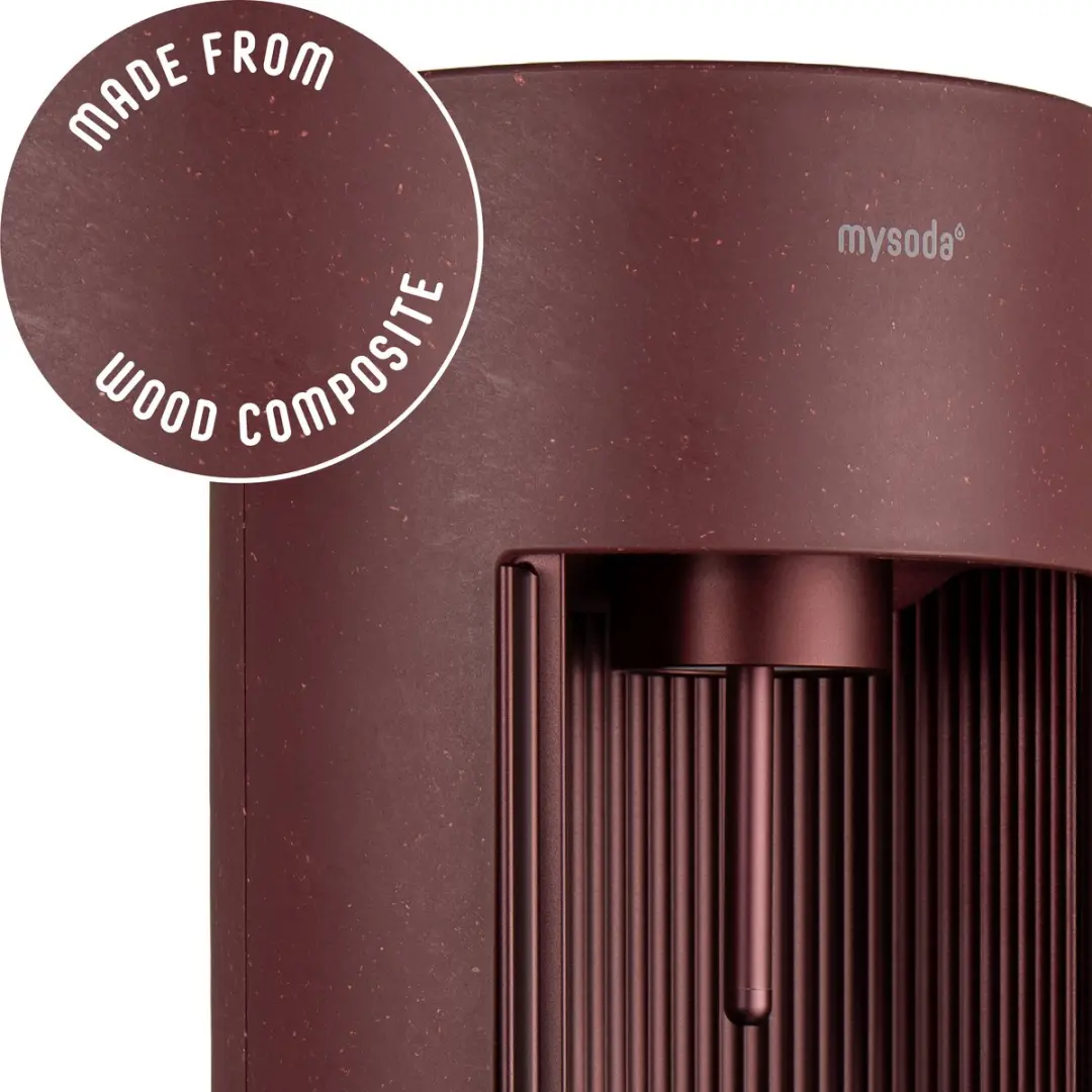 Mysoda Glassy Beetroot Design Bruiswatermaker - Donkerrood