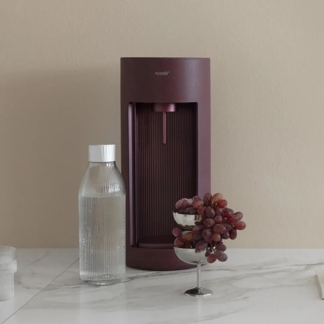 Mysoda Glassy Beetroot Design Bruiswatermaker - Donkerrood