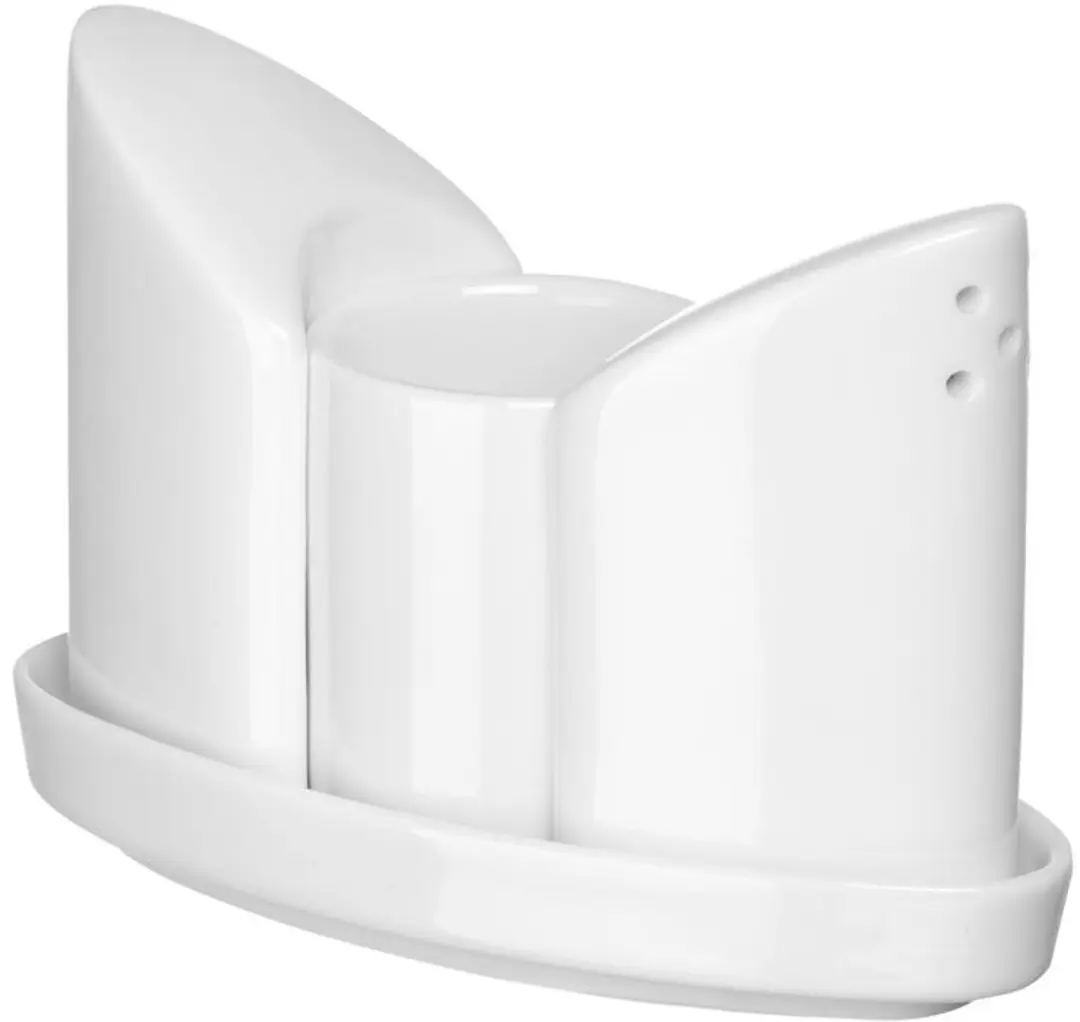 HENDI 786420 Peper- en zoutstel - Porselein - Wit