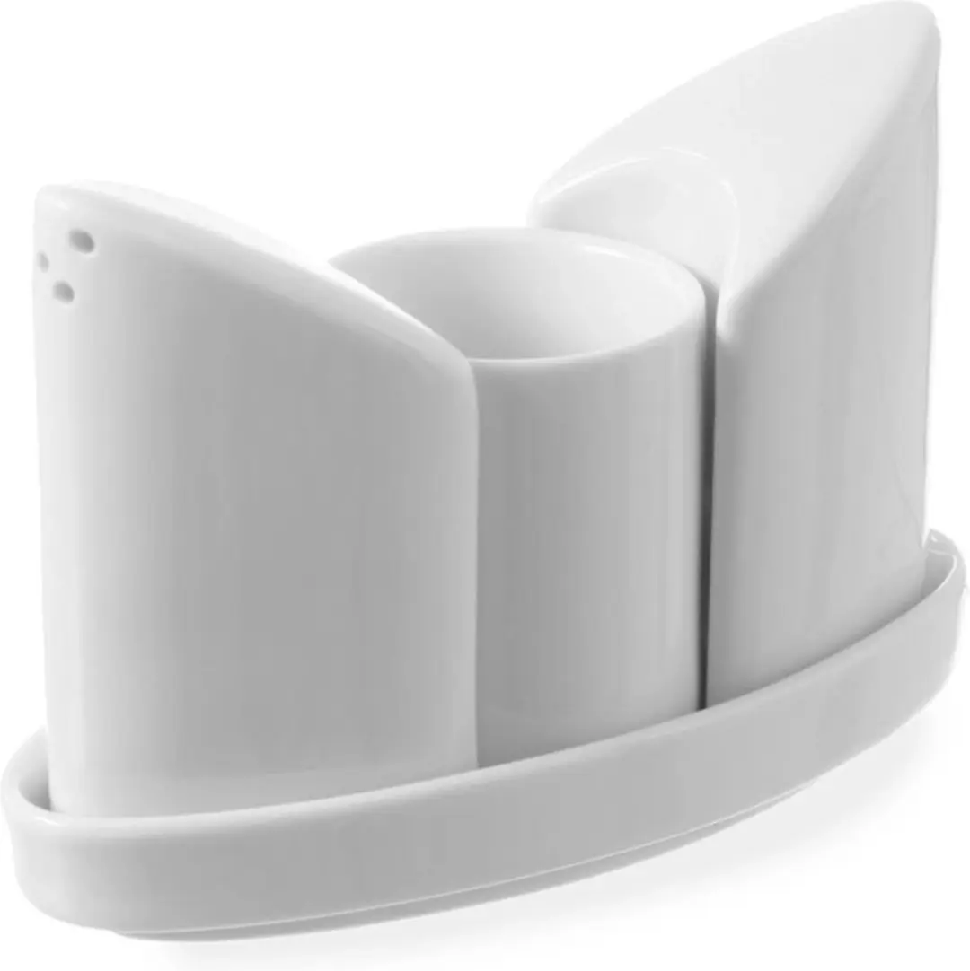HENDI 786420 Peper- en zoutstel - Porselein - Wit