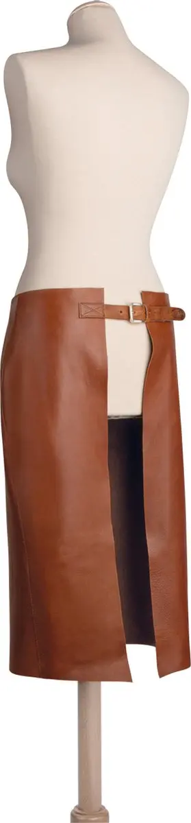 Boretti Anna Dames Sloof - L/XL - Cognac - Italiaans leer