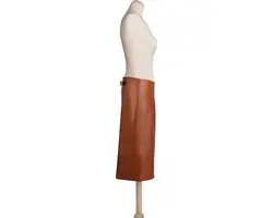 Boretti Anna Dames Sloof - L/XL - Cognac - Italiaans leer