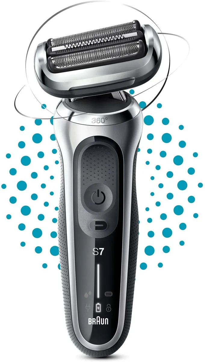Braun Series 7 71-S1000s Scheerapparaat - 3 Mesjes - Zilver - afbeelding 6 van 6