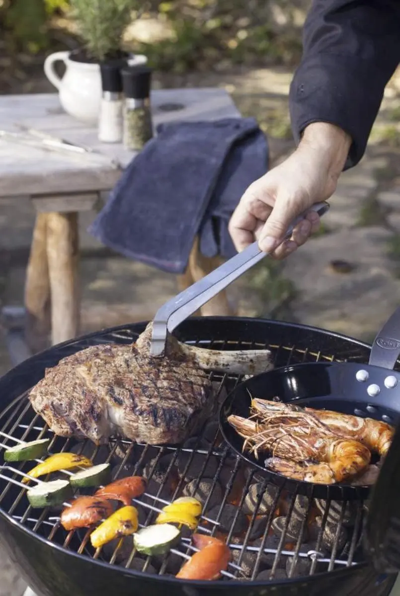 Rösle Grilltang Gebogen - Zilver