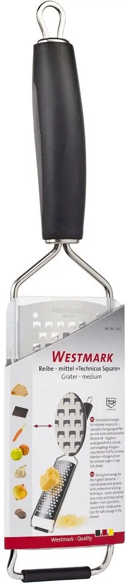 Westmark Technicus-Square Rasp Medium 14122270 - Zwart/Zilver