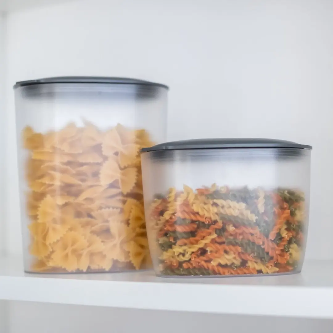 Koziol Voorraadpot Ovaal 1.4L - As Grijs