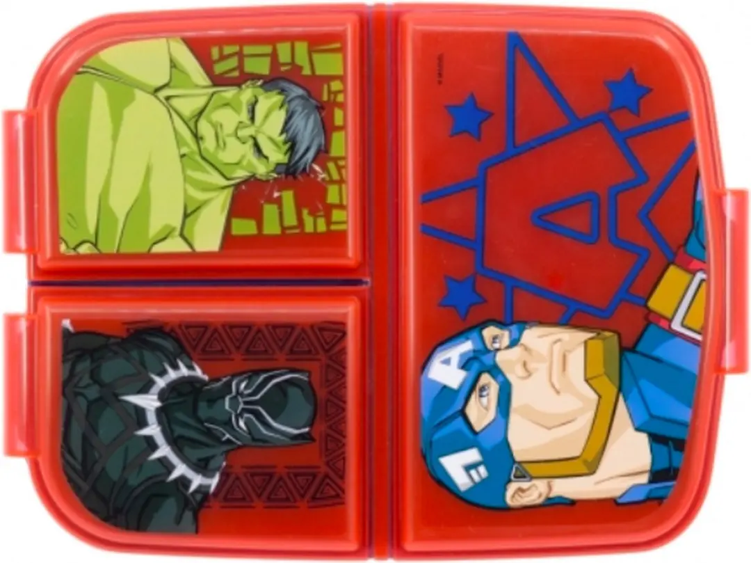 Marvel Avengers Brooddoos 1.19L - 3 Vakken - Multicolor