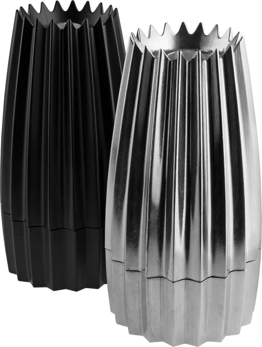 Alessi William Alsop & Federico Grazzini Grind Zout/Pepermolen - Aluminium Zwart - afbeelding 6 van 6