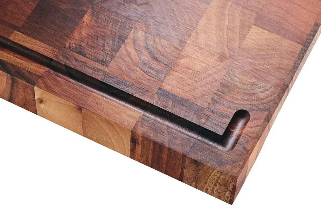 GEFU Enno Hakblok Walnoot 44x30x4cm - afbeelding 6 van 6