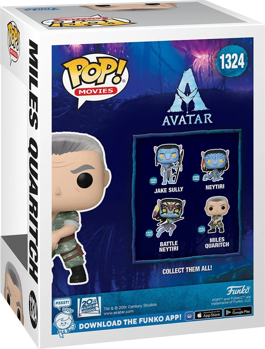 Funko Pop Movies Avatar Miles Quaritch #1324 - Multi