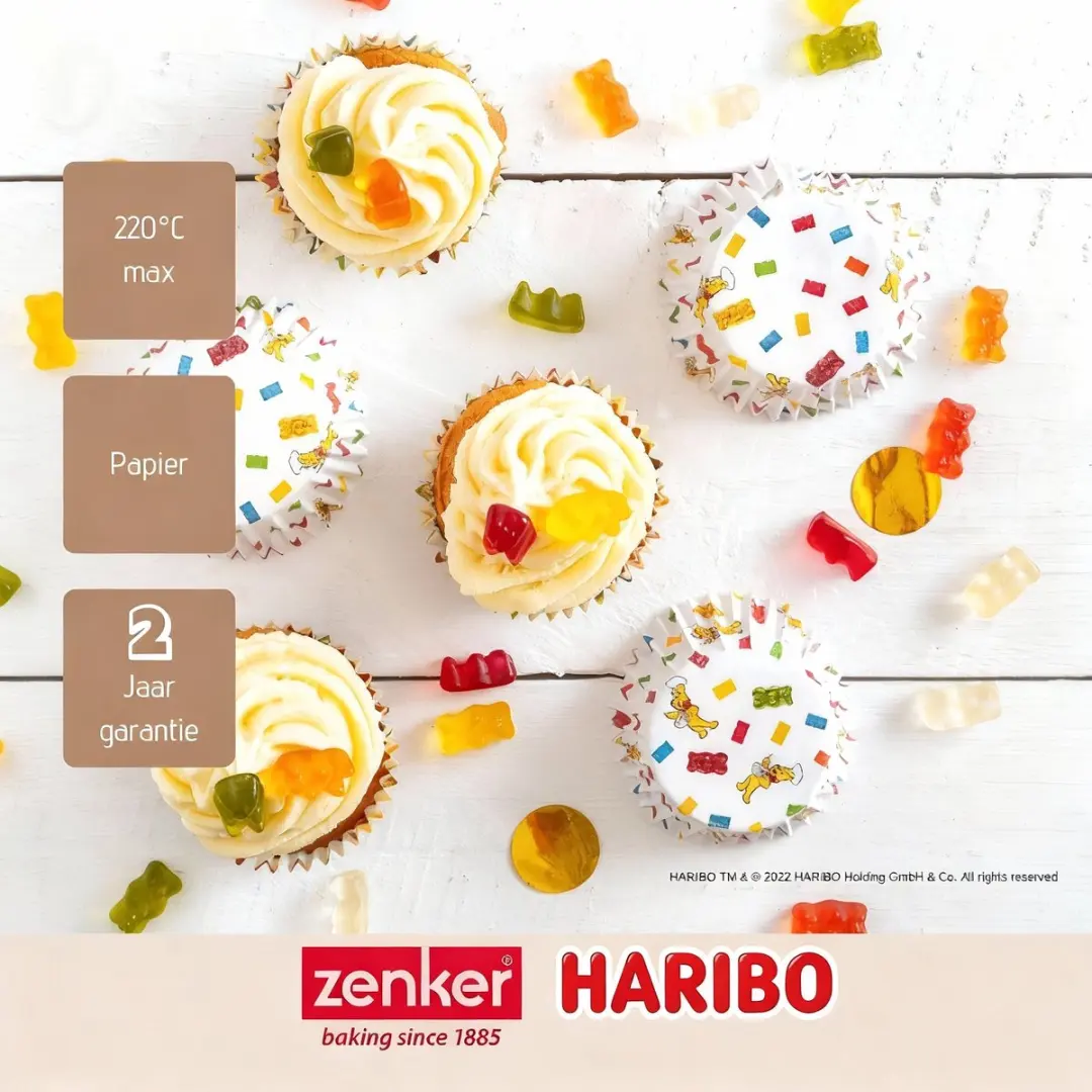 Zenker Papieren Muffinvormpjes 6cm - 50 Stuks