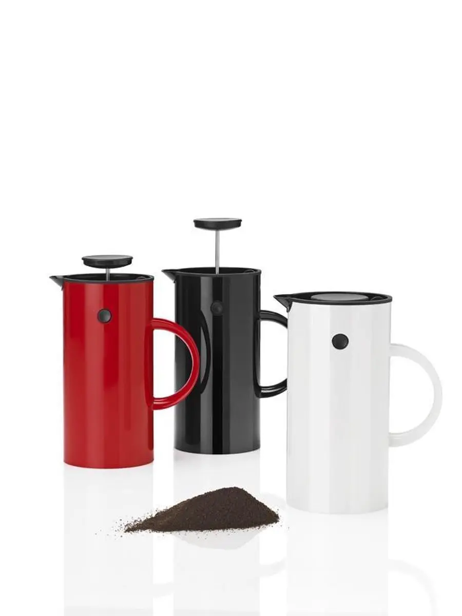 Stelton EM77 Cafetière 1L - 8 Koppen - Wit