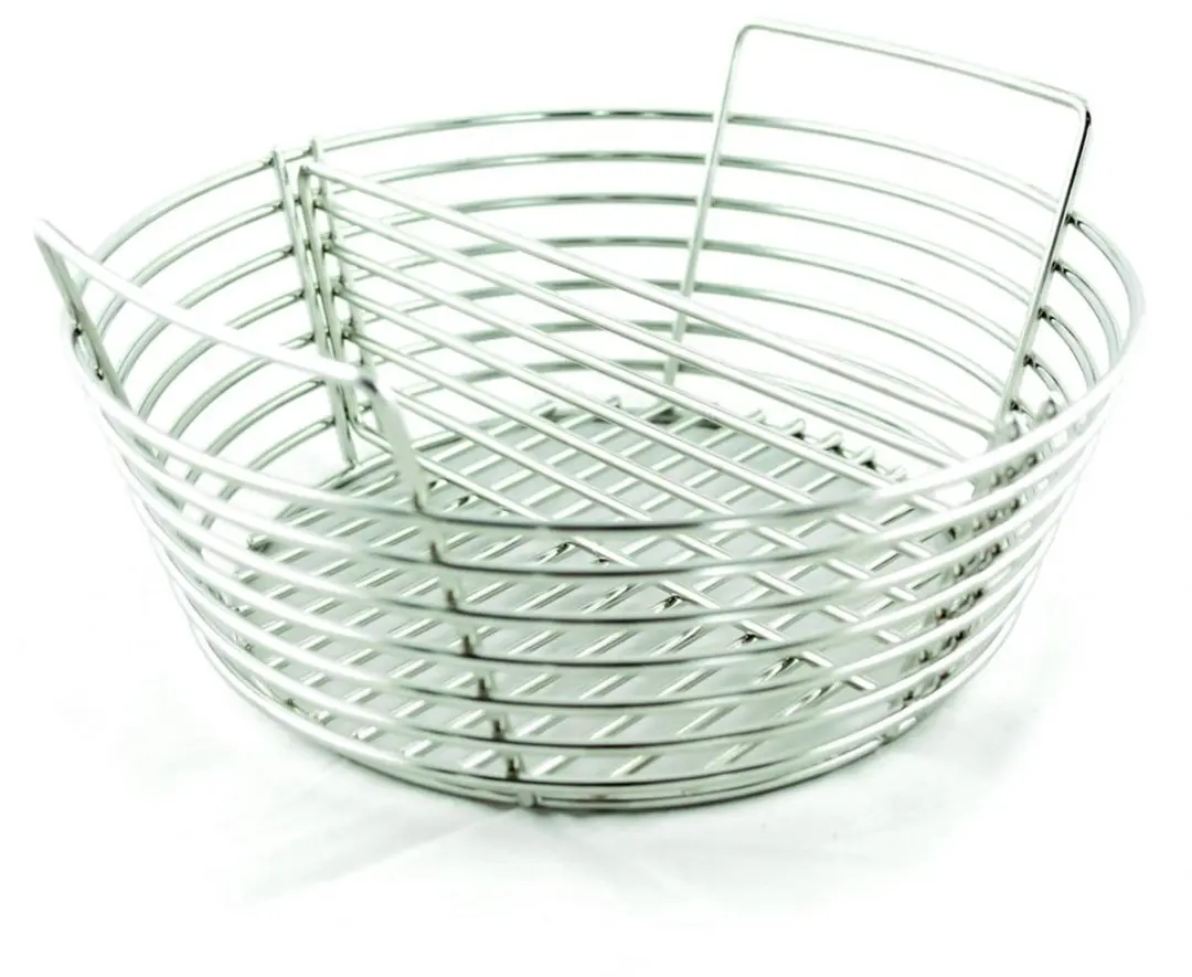 The Bastard Rotisserie Basket - Spitmandje 17,5x22,5x42,5cm - Zilver