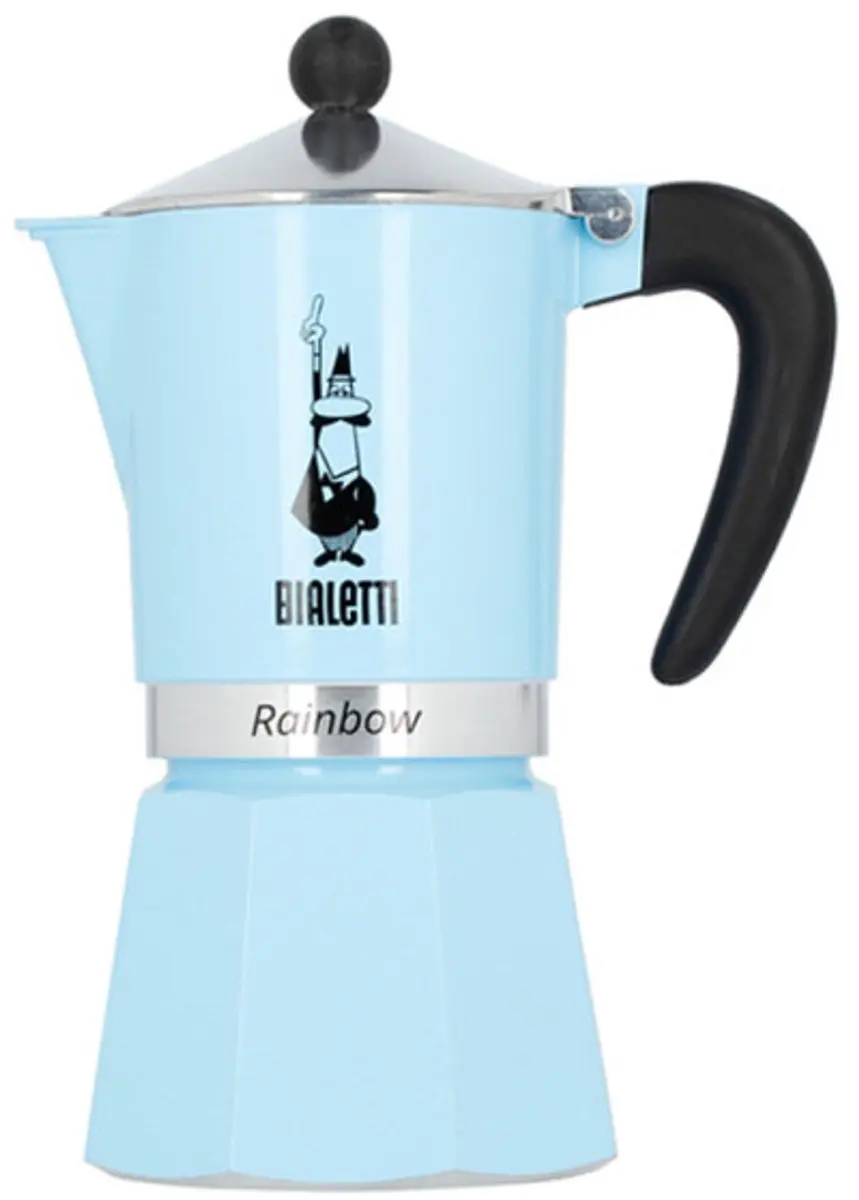 Bialetti Rainbow 0005043 Percolator 270ml - Lichtblauw