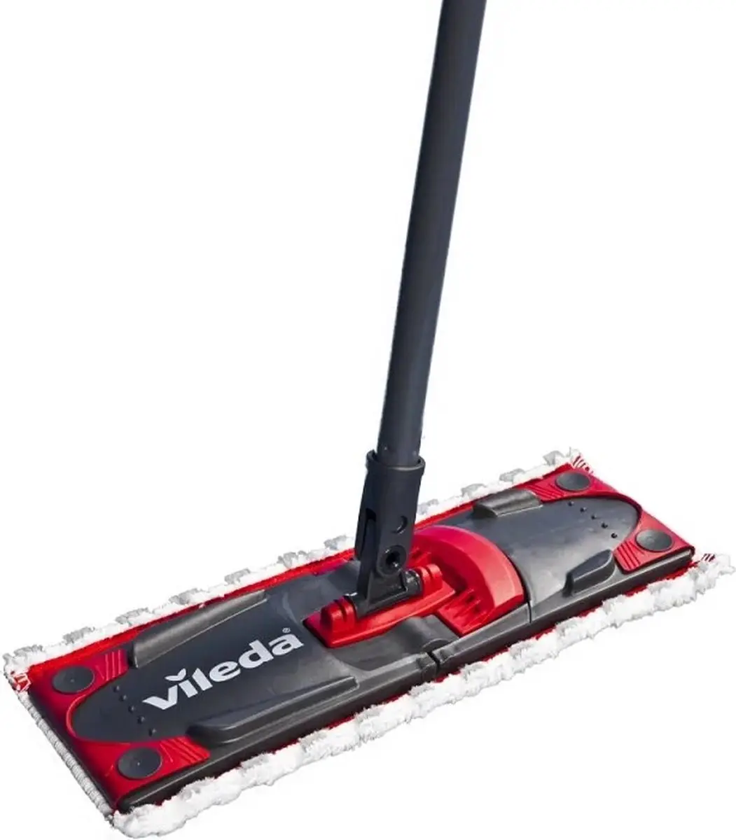 Vileda Ultramax Platte Mop Telescopisch - Rood - afbeelding 6 van 6