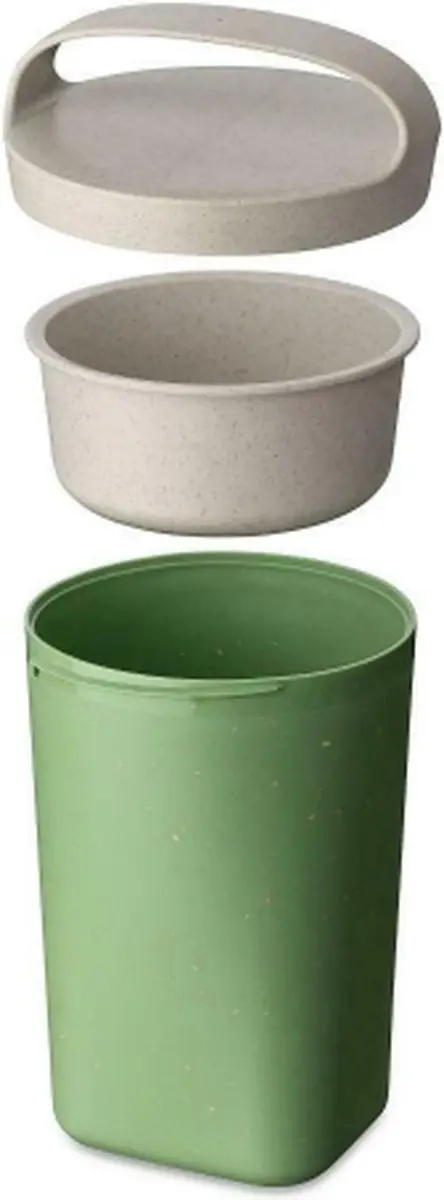 Koziol Buddy Snackbox Groen 0,7L - 2 Vakken