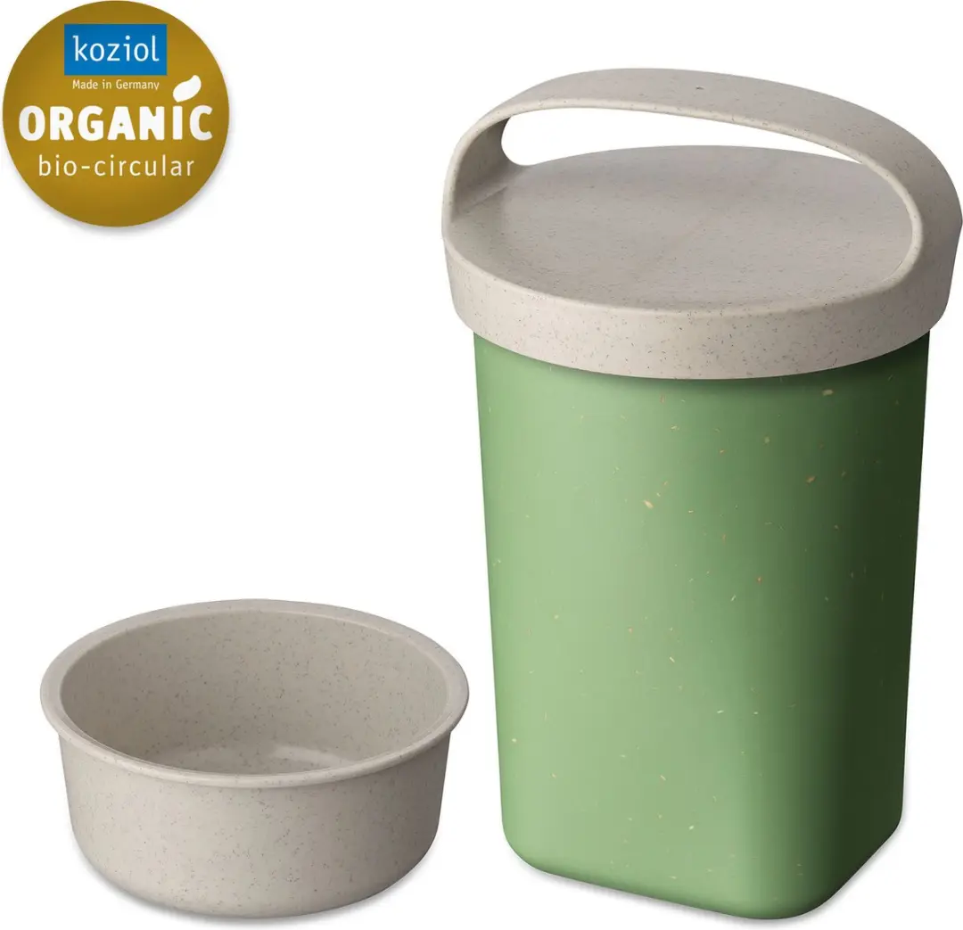 Koziol Buddy Snackbox Groen 0,7L - 2 Vakken