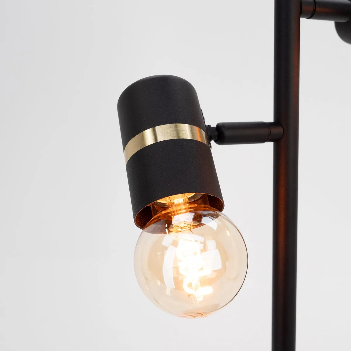 Eglo Lurone Tafellamp E27 - 50cm - Zwart/Goud