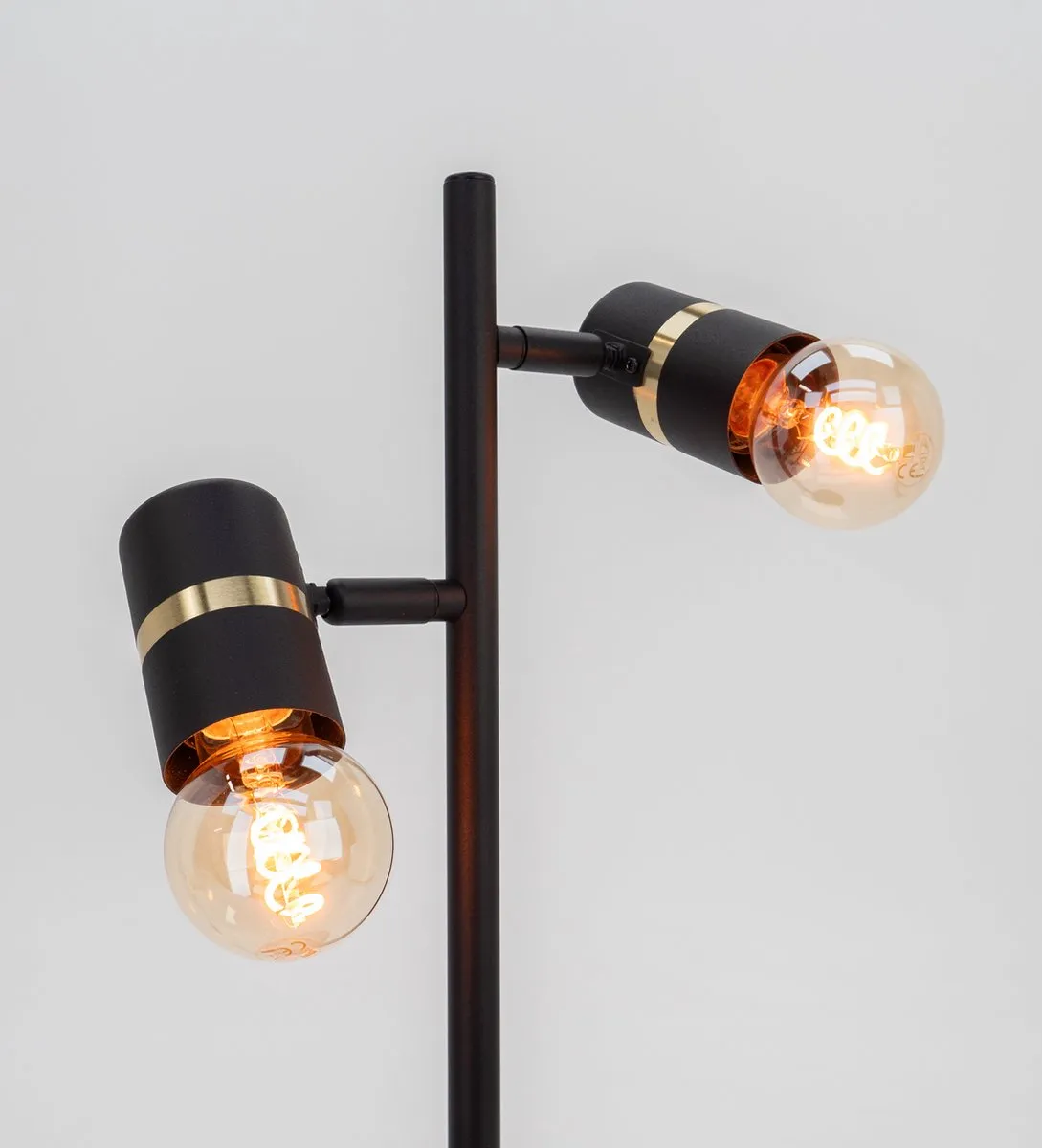 Eglo Lurone Tafellamp E27 - 50cm - Zwart/Goud