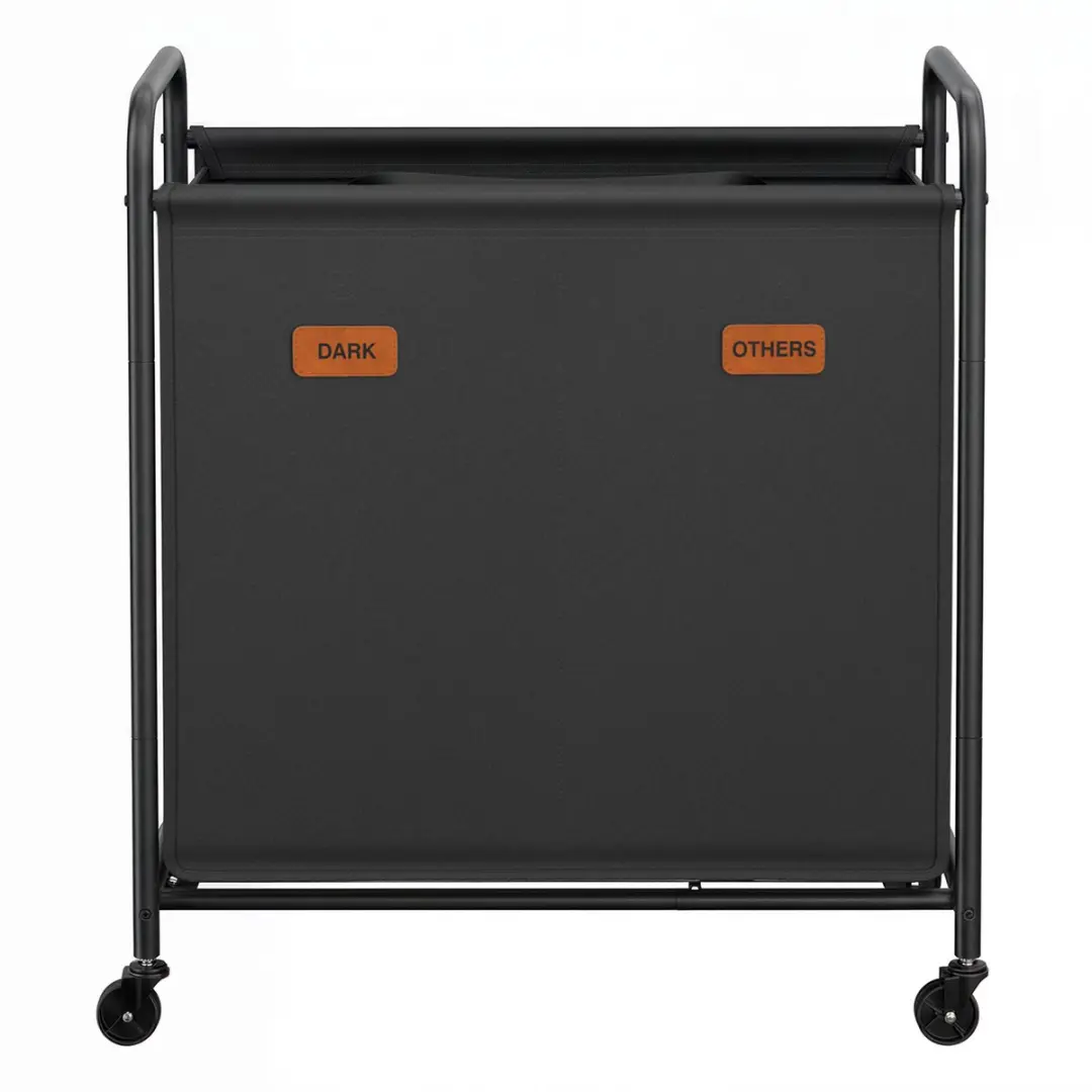 Songmics Wasmand RLS210B01 140L - 2 Vakken op Wielen - afbeelding 6 van 6