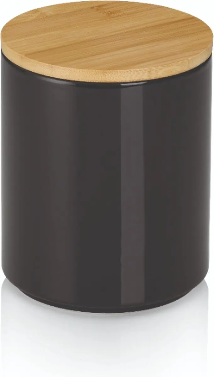 Kela Cady Voorraadpot 1.2L Keramiek - Zwart
