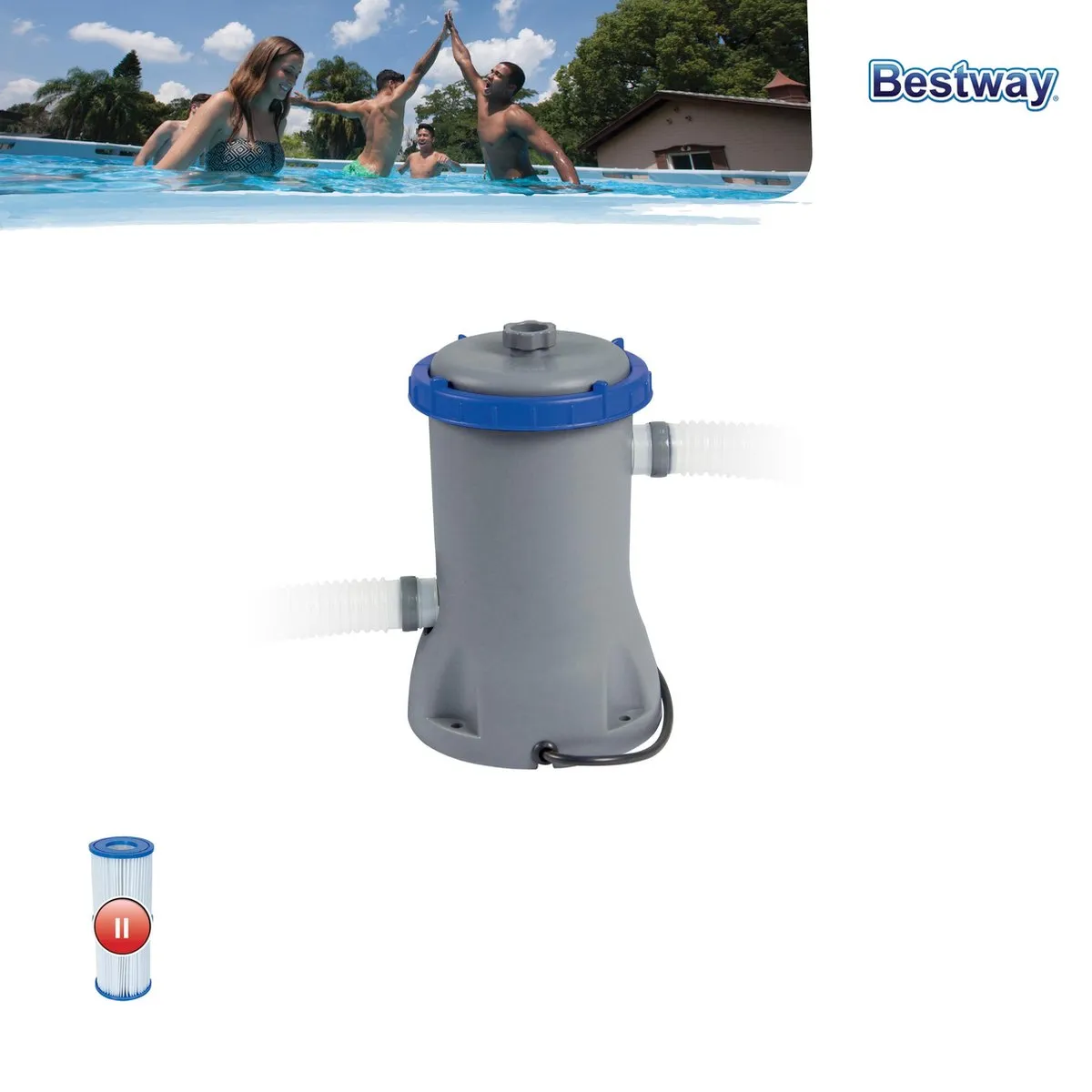 Bestway Filterpomp 58383 - 2000 l/u