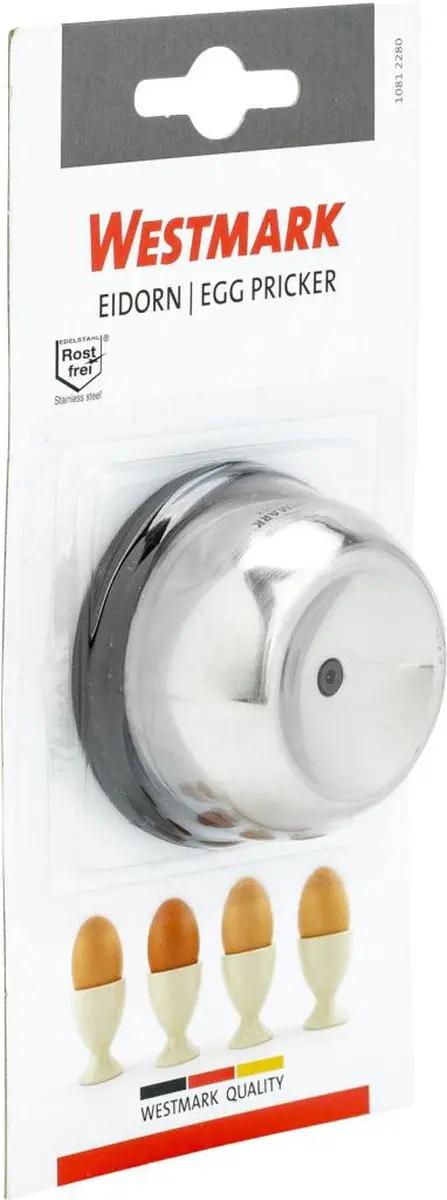 Westmark Eierprikker - RVS - Zilver/Zwart