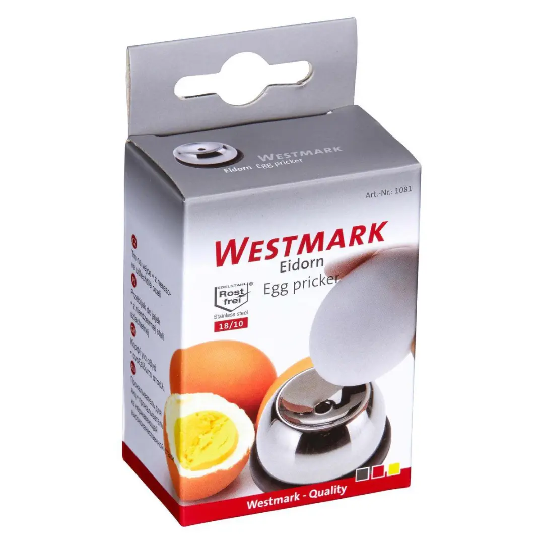 Westmark Eierprikker - RVS - Zilver/Zwart