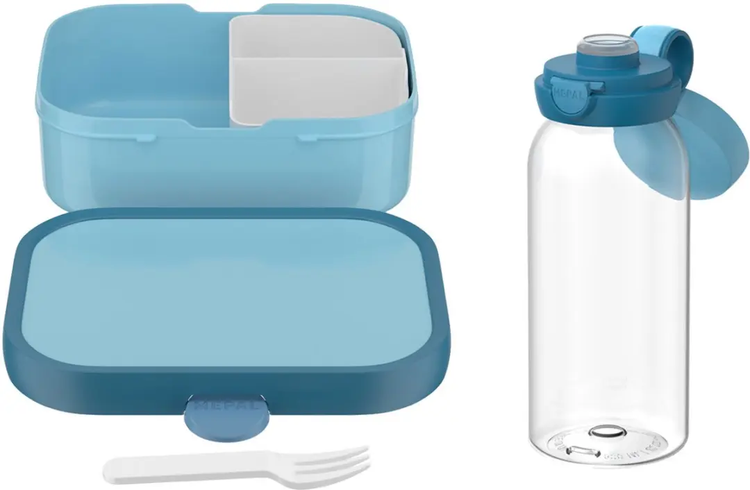 Mepal Campus Lunchset 2-delig - 600ml + 750ml Cool Blue