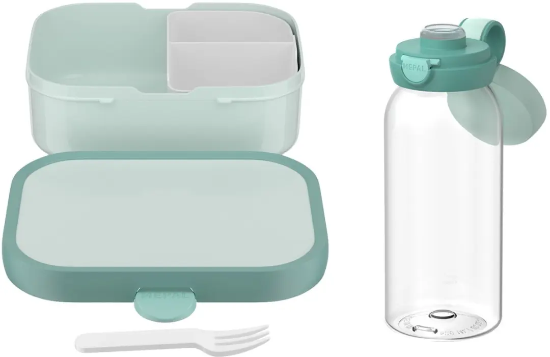 Mepal Campus Lunchset 2-delig - 600ml + 750ml Cool Blue