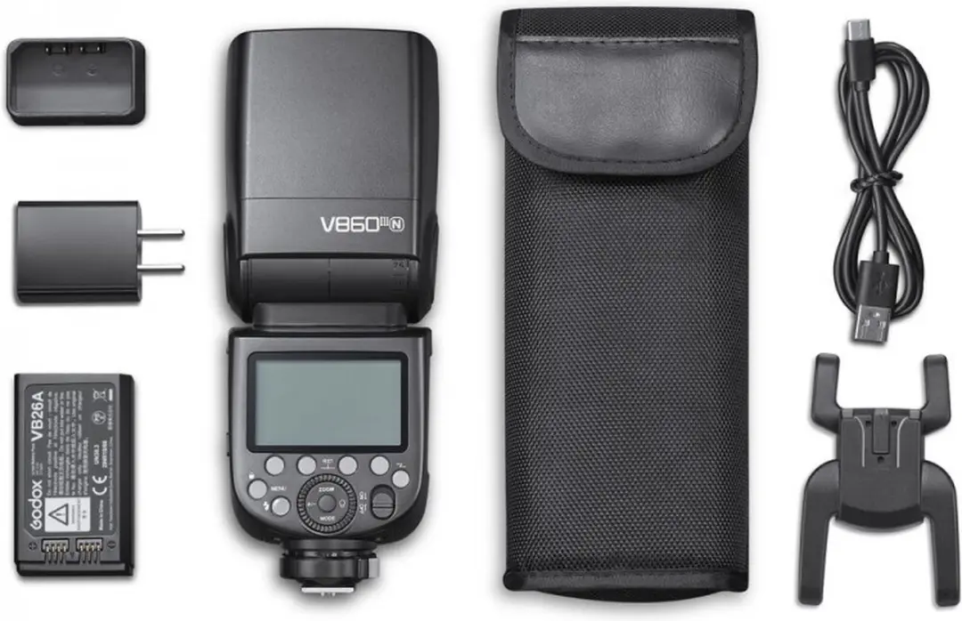 Godox Ving V860III TTL Li-Ion Flitser - Nikon - Zwart
