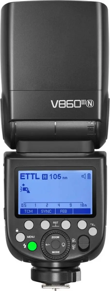 Godox Ving V860III TTL Li-Ion Flitser - Nikon - Zwart