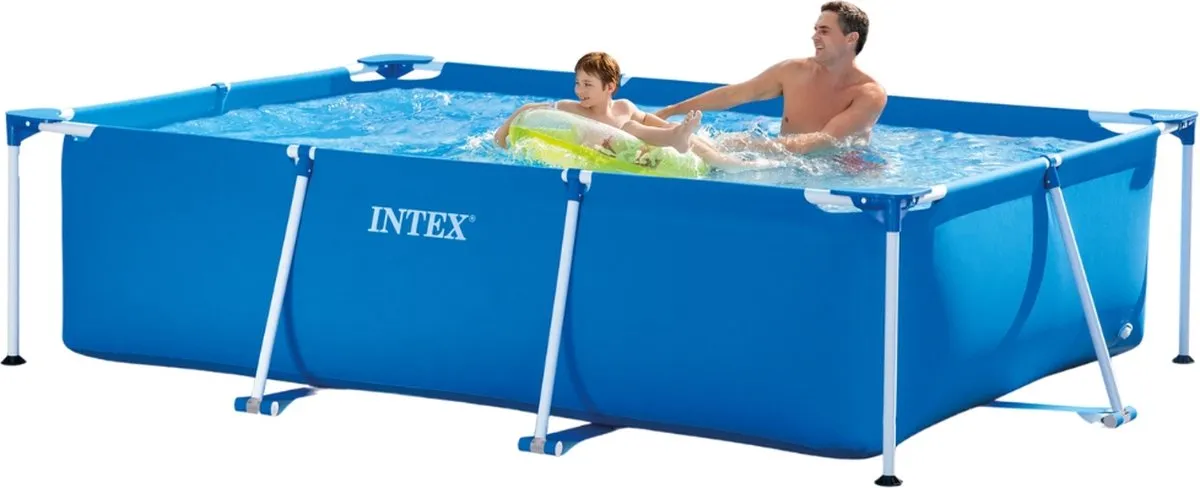 Intex 28271NP Opzetzwembad 260x160x65cm - Blauw Wit - afbeelding 5 van 6
