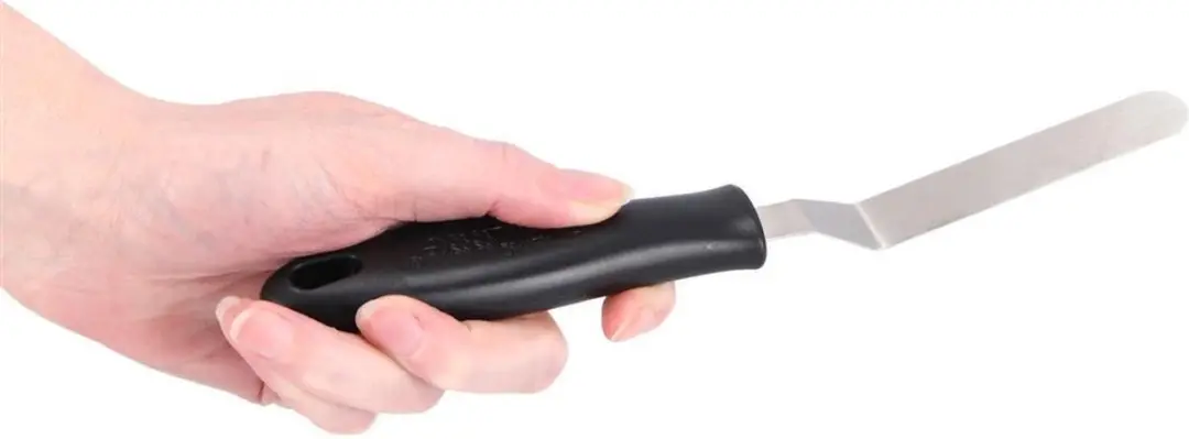 Patisse Gebogen Glaceermes RVS 11cm - Zilver
